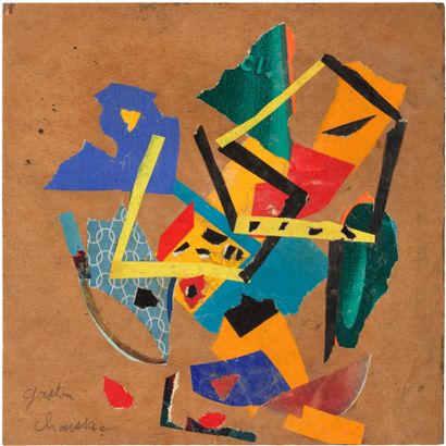 CHAISSAC Gaston
ORIGINAL COLLAGE SIGNED ON...