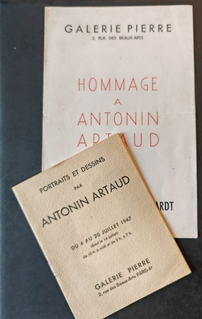 ARTAUD Antonin
PORTRAITS AND DRAWINGS. Paris,...