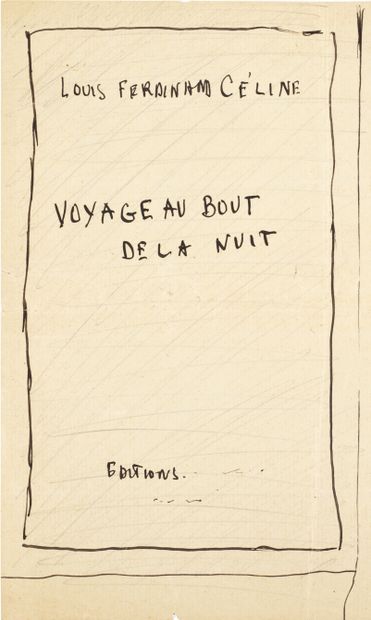 CÉLINE Louis-Ferdinand
ORIGINAL DRAWING FOR...