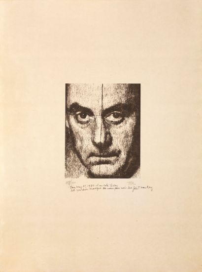 MAN RAY
SELF-PORTRAIT. ESTAMPE. 57 x 43 cm
Serigraph...