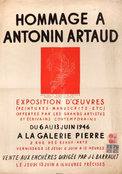 [ARTAUD Antonin]
HOMAGE TO ANTONIN ARTAUD....