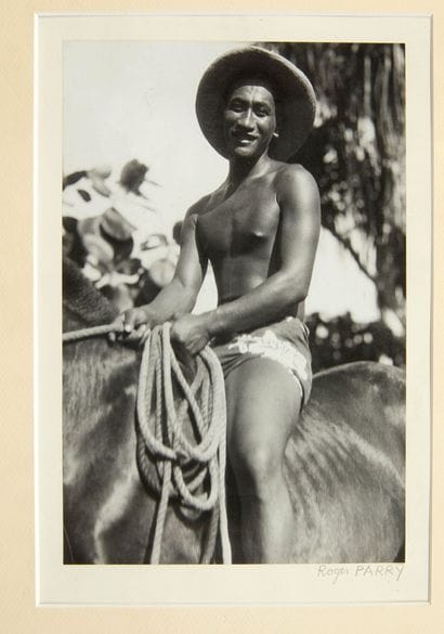 PARRY Roger
TAHITIAN RIDER. ORIGINAL PHOTOGRAPH...