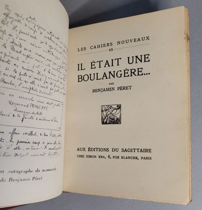 PÉRET Benjamin
IL ÉTAIT UNE BOULANGÈRE.
Editions...