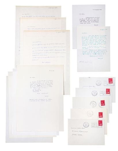 BELLMER Hans
3 AUTOGRAPH LETTERS SIGNED to...