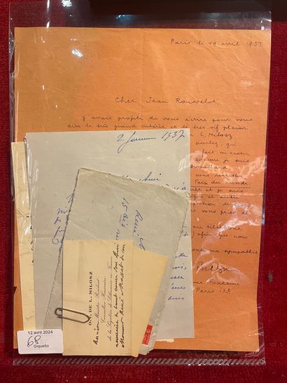 BRETON André
AUTOGRAPH LETTER SIGNED to Jean...