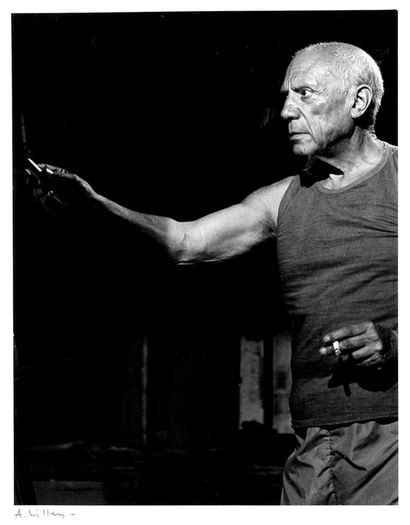 VILLERS André
PABLO PICASSO PAINTING. ORIGINAL...