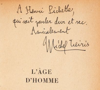 LEIRIS Michel
LE POINT CARDINAL. Paris, Les...