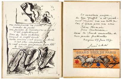 CHAR René
THE UNKNOWABLE ESSENTIAL. POEM...