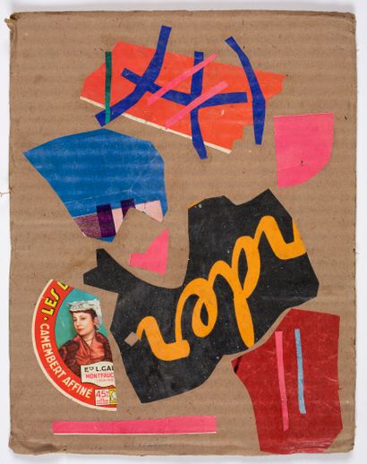 CHAISSAC Gaston
ORIGINAL COLLAGE SIGNED ON...
