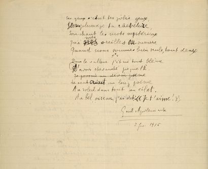 APOLLINAIRE Guillaume
LA MÉSANGE [ENTENDS...