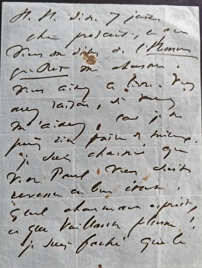 HUGO Victor
AUTOGRAPHIC LETTER SIGNED TO...