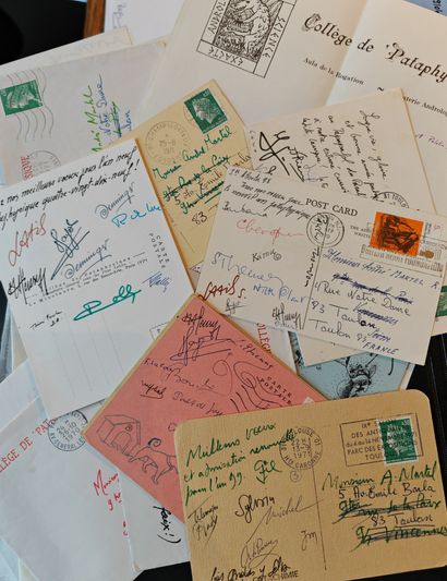 [PATAPHYSICS]. AUTOGRAPH CORRESPONDENCE TO...