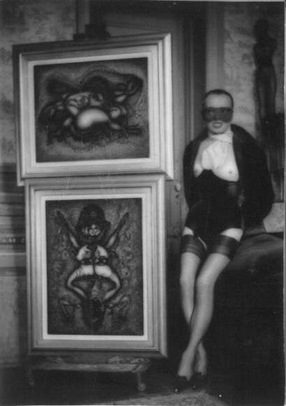 MOLINIER Pierre
PHOTOMONTAGE. RECLINING NUDE...