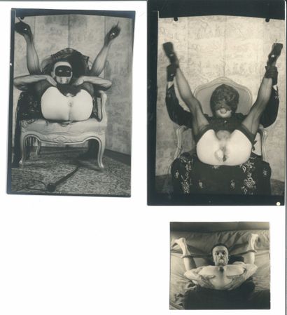 MOLINIER Pierre
PHOTOMONTAGE. ERECT SELF-PORTRAIT...