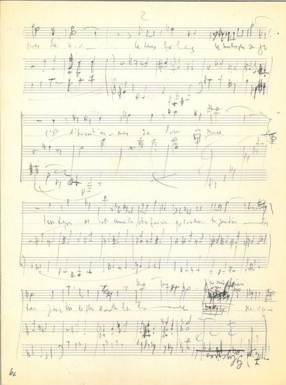 SAUGUET Henri
AUTOGRAPH SCORE SIGNED. AUTOGRAPHIC...