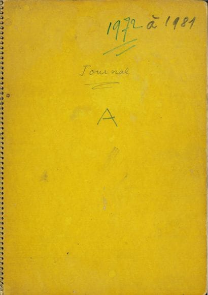 BARON Jacques
JOURNAL. AUTOGRAPH MANUSCRIPT....