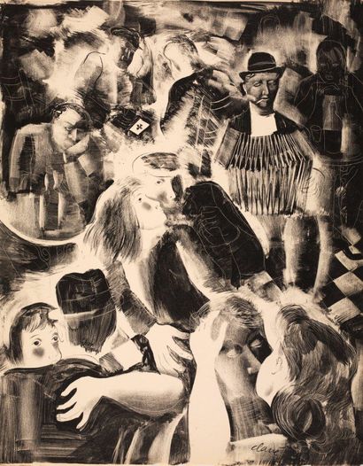 CLAVÉ Antoni
IMAGES OF PARIS. 1940. In-folio,...