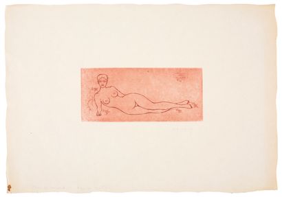 MOLINIER Pierre
3 ORIGINAL SIGNED ETCHINGS.
-...