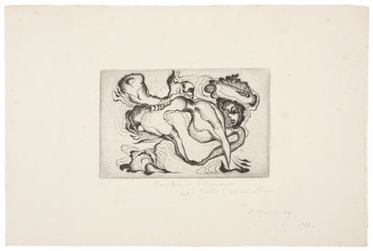 MOLINIER Pierre
3 ORIGINAL SIGNED ETCHINGS.
-...