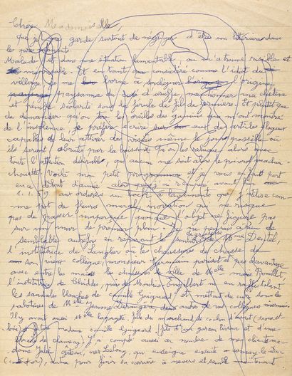 CHAISSAC Gaston
AUTOGRAPH LETTER SIGNED WITH...