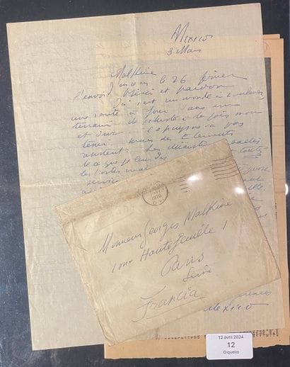 ARTAUD Antonin
AUTOGRAPH LETTER SIGNED to...
