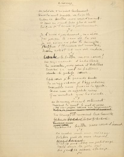 APOLLINAIRE Guillaume
LA MÉSANGE [ENTENDS...