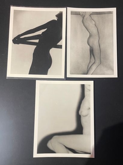 MAN RAY
NUSCH ELUARD. 3 PHOTOGRAPHS. Circa...
