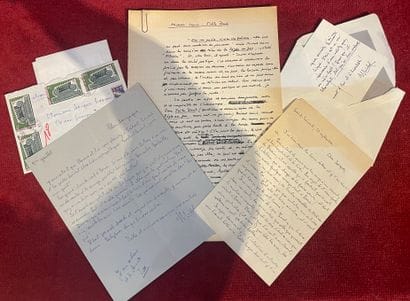 LEIRIS Michel
3 AUTOGRAPH LETTERS SIGNED...