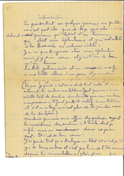 CHAISSAC Gaston
POEMS OF A HIPPOBOSCA. AUTOGRAPH...