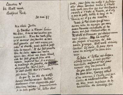PISSARRO Camille
AUTOGRAPHIC LETTER SIGNED...