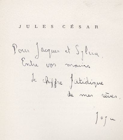BELLMER Hans. MANSOUR Joyce
JULES CÉSAR....
