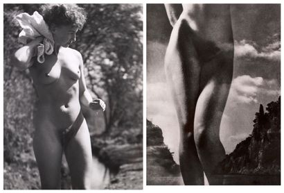 BOUCHER Pierre
TWO PHOTOMONTAGES AND 2 NUDE...