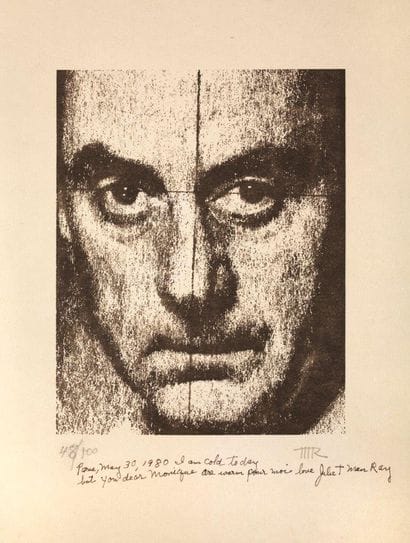 MAN RAY
SELF-PORTRAIT. ESTAMPE. 57 x 43 cm
Serigraph...