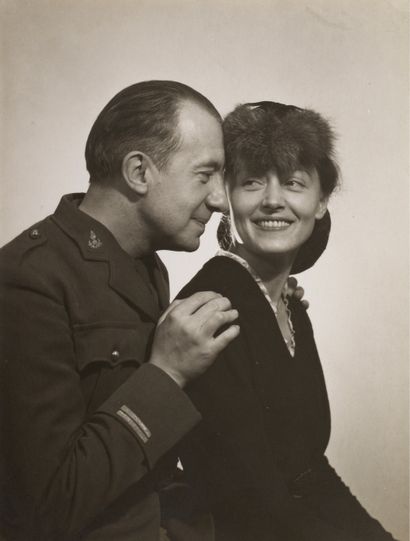 MAN RAY
PAUL AND NUSCH ELUARD. ORIGINAL PHOTOGRAPH....