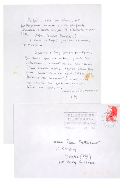[MICHAUX Henri.]
HENRI MICHAUX, PIERRE BETTENCOURT,...