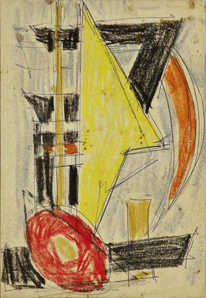 JANCO Marcel
STUDY FOR DADA RELIEF. TECHNIQUE...