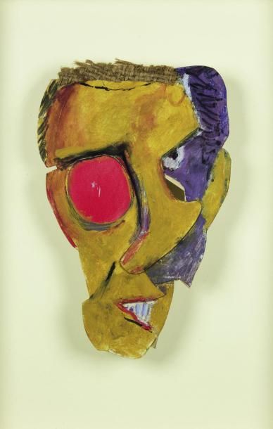 JANCO Marcel
PORTRAIT DE TRISTAN TZARA. MASQUE...