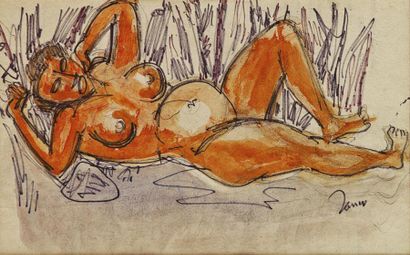JANCO Marcel
NU FÉMININ. AQUARELLE ORIGINALE...