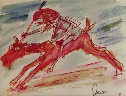 JANCO Marcel
DON QUIXOTE. AQUARELLE ORIGINALE...