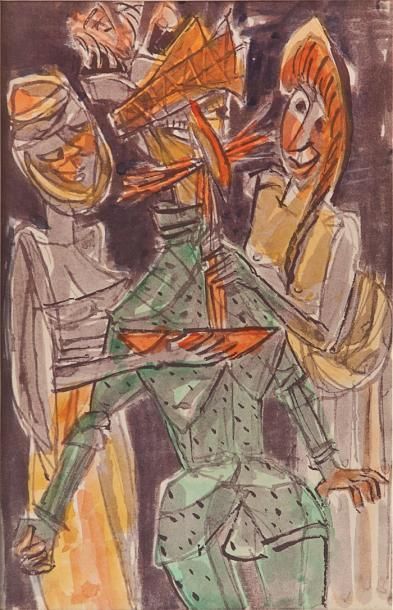 JANCO Marcel
DON QUIXOTE. AQUARELLE ORIGINALE....