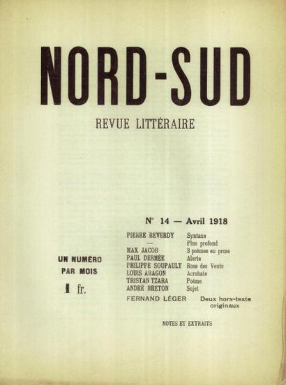 REVUE. NORD-SUD. Paris, Directeur: Pierre...