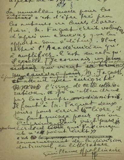 APOLLINAIRE Guillaume
LA VIE ANECDOTIQUE....