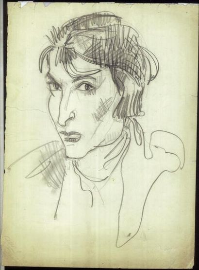 JANCO Marcel
PORTRAIT DE DIDA SOLOMON. DESSIN...