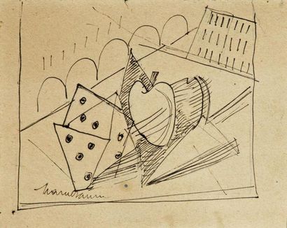 JANCO Marcel
COMPOSITION. NATURE MORTE. DESSIN...