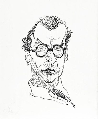 JANCO Marcel
PORTRAIT DE STEPHAN ROLL. DESSIN...