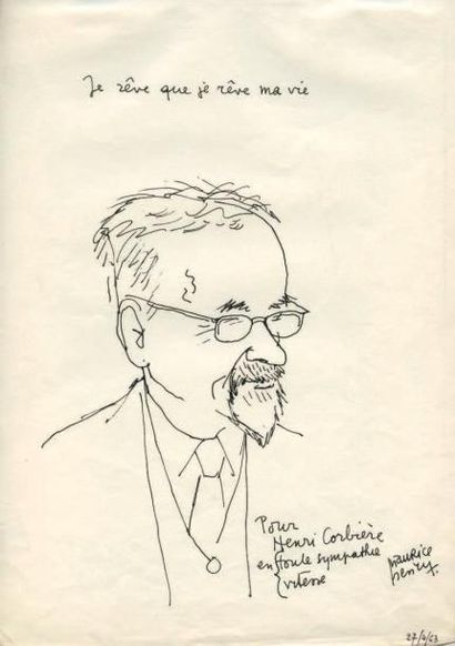 HENRY Maurice
PORTRAIT DE HENRI CORBIÈRE....