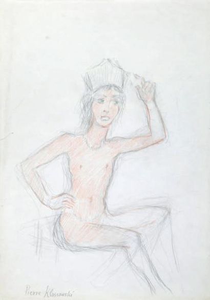 KLOSSOWSKI Pierre
L'ADOLESCENT. DESSIN ORIGINAL...