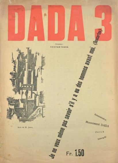 REVUE DADA 3. Directeur: Tristan Tzara. Décembre...