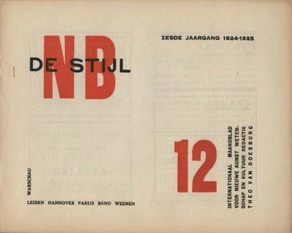 REVUE DE STIJL. Leiden, Hannover, Paris,...