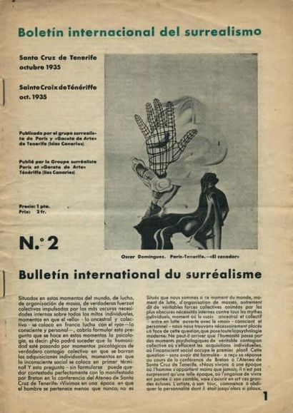 REVUE BULLETIN INTERNATIONAL DU SURRÉALISME....